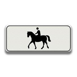 Verkeersbord RVV - OB01 Geldt alleen voor ruiter te paard